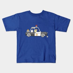 American police car cartoon Kids T-Shirt